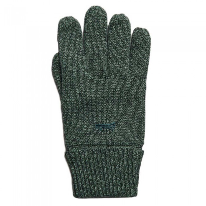 [해외]슈퍼드라이 Vintage Logo Gloves Khaki Grit