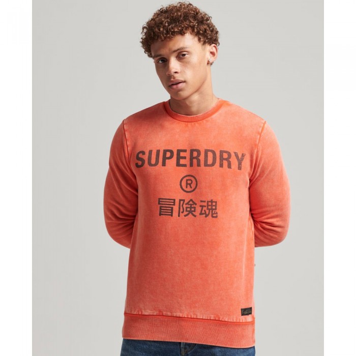 [해외]슈퍼드라이 스웨트 셔츠 Vintage Corp 로고 139530963 Denim Co Rust Orange