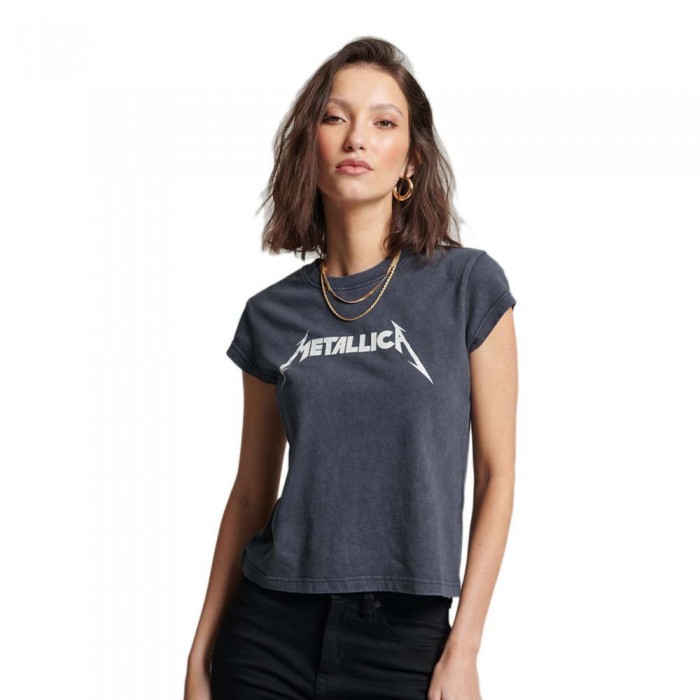 [해외]슈퍼드라이 Metallica 모자 Band 반팔 티셔츠 139680028 Mid Merch Black