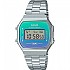 [해외]카시오 Retro Vintage 시계 139654305 Lcd Turquoise Blue / Silver Grey / Plastic