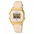 [해외]카시오 LA680WEGL4EF 시계 139673332 Golden / Pink / Beige