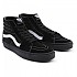 [해외]반스 SK8-Hi 운동화 137881837 Suede / Canvas Black / Black / True White