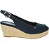 [해외]타미힐피거 Iconic Elba Sling Back Wedge 샌들 138229675 Black