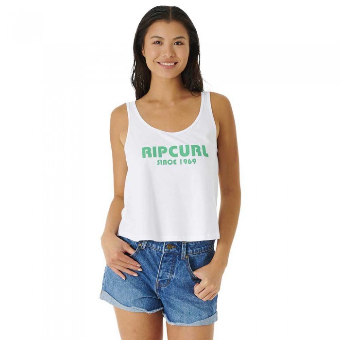 [해외]립컬 Icons Of Surf Pump Font 민소매 티셔츠 139328954 Optical White