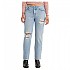 [해외]리바이스 501™? Jeans 미니 Waist 청바지 139459206 Z8081 Light Indigo Destructed