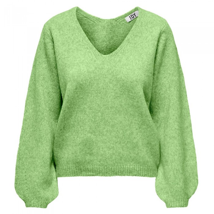 [해외]JDY 브이넥 스웨터 Silja 139733056 Grass Green / Detail Melange
