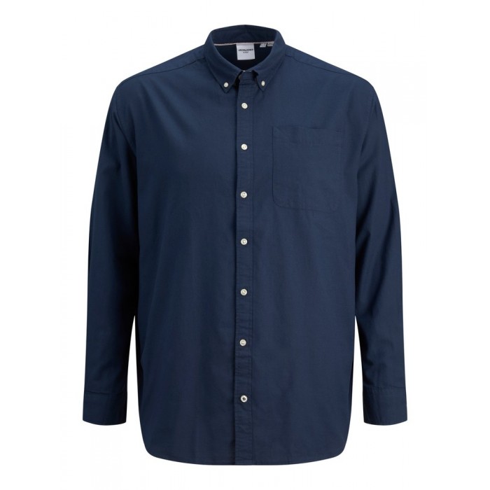 [해외]잭앤존스 긴 소매 셔츠 Oxford Plus 139314457 Blue