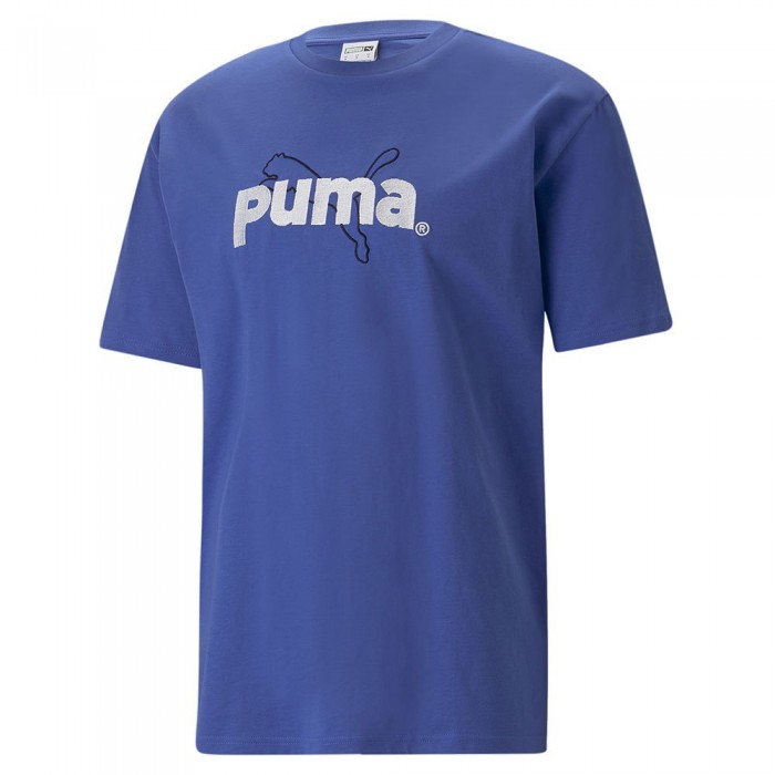[해외]푸마 SELECT 팀 Graphic 반팔 티셔츠 139556002 Royal Sapphire