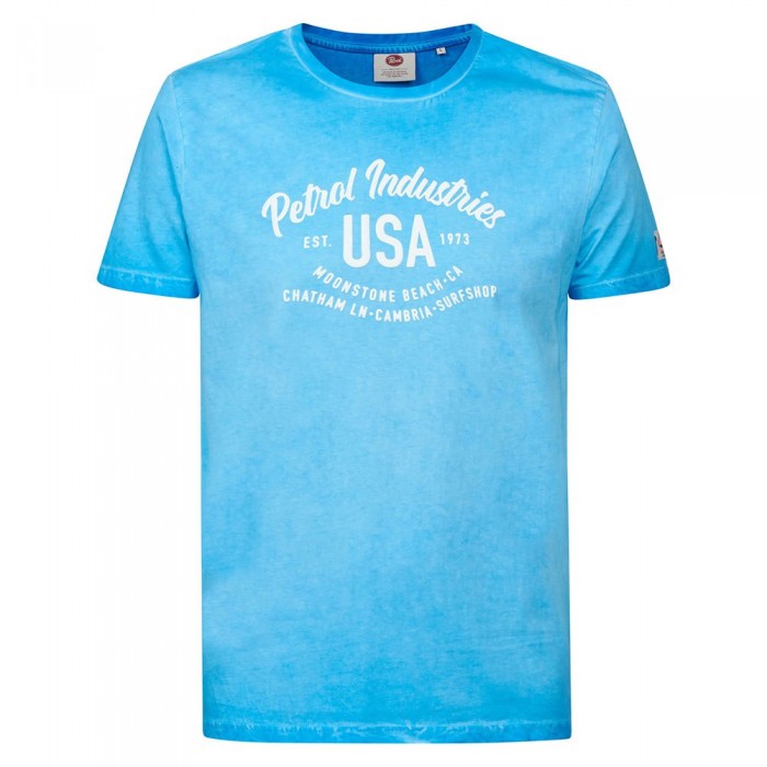[해외]PETROL INDUSTRIES 656 Classic Print 반팔 티셔츠 139598784 Electric Blue