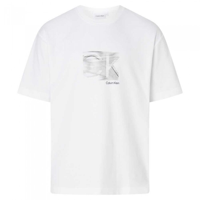 [해외]캘빈클라인 Motion 로고 Modern Comfort 반팔 티셔츠 139605139 Bright White