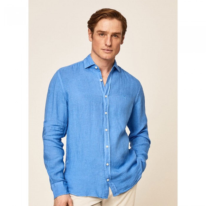 [해외]해켓 K 긴팔 셔츠 Garment Dyed 139610192 Blue