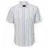 [해외]ONLY & SONS Caiden Stripe Resort 반팔 셔츠 139732292 White