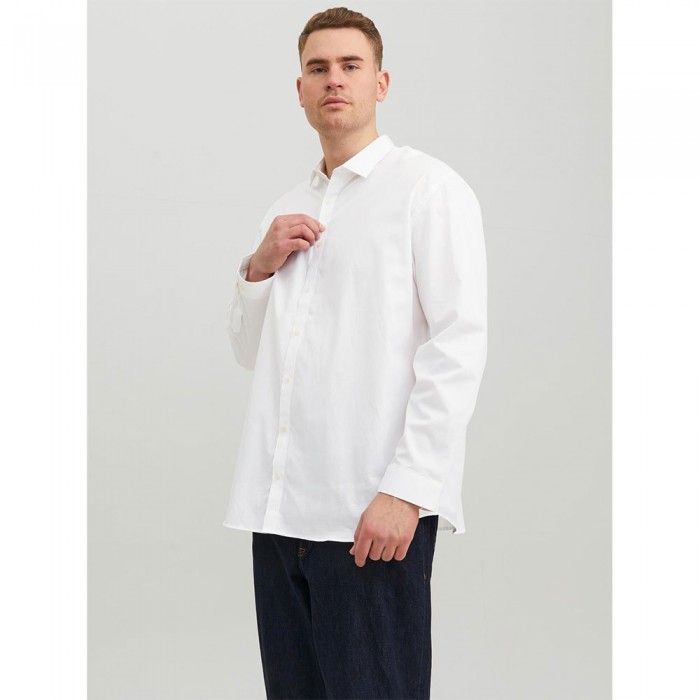 [해외]잭앤존스 긴 소매 셔츠 Blacardiff Plus 139748652 White / Fit Loose Fit