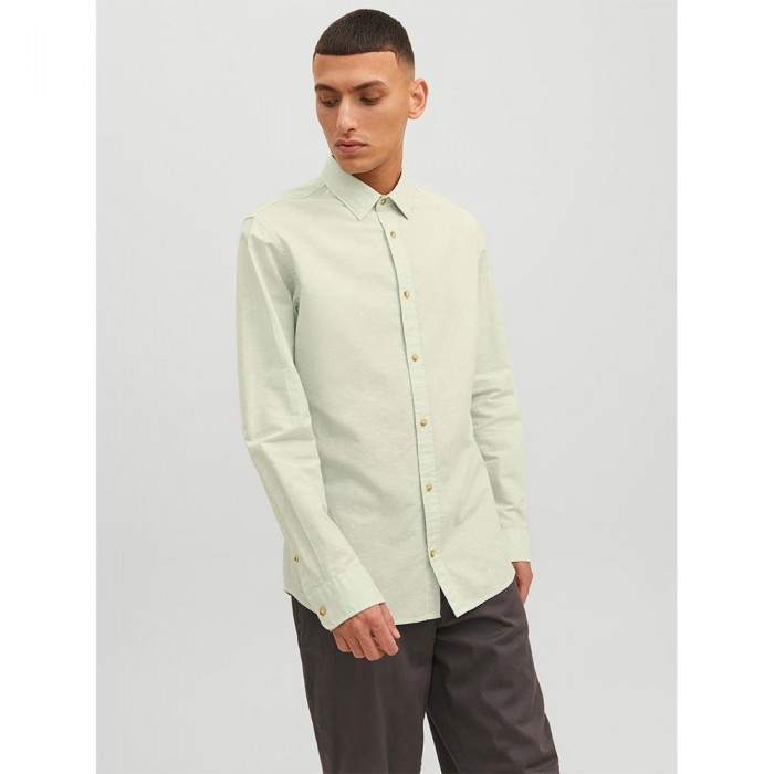 [해외]잭앤존스 긴 소매 셔츠 썸머 139750006 Granite Green / Fit Slim Fit