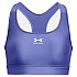 [해외]언더아머 HeatGear Armour Padless 스포츠 탑 중간 지지력 4139419039 Baja Blue / White