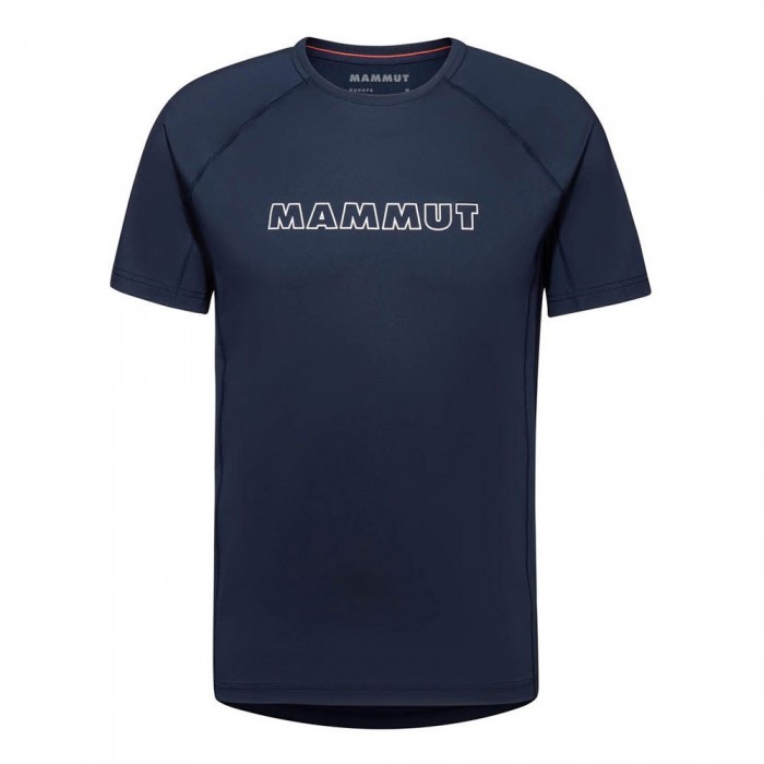 [해외]마무트 Selun FL 로고 반팔 티셔츠 4139243444 Marine