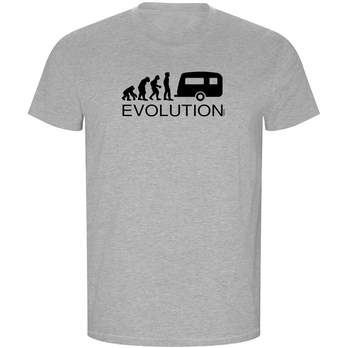 [해외]KRUSKIS Evolution Caravanning ECO 반팔 티셔츠 4139684923 Heather Grey