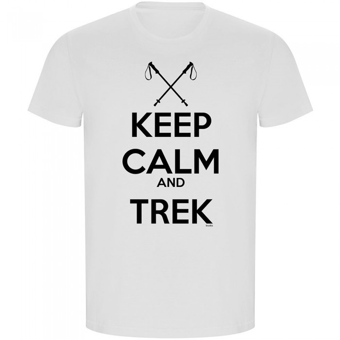 [해외]KRUSKIS Keep Calm And Trek ECO 반팔 티셔츠 4139685088 White