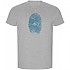 [해외]KRUSKIS Mountain Fingerprint ECO 반팔 티셔츠 4139685119 Heather Grey