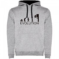 [해외]KRUSKIS 후드티 Evolution Climbing Two-Colour 4139695452 Heather Grey / Black