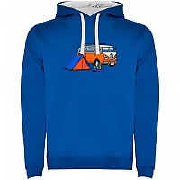 [해외]KRUSKIS Hippie Van Trek Two-Colour 후드티 4139695669 Royal Blue / White