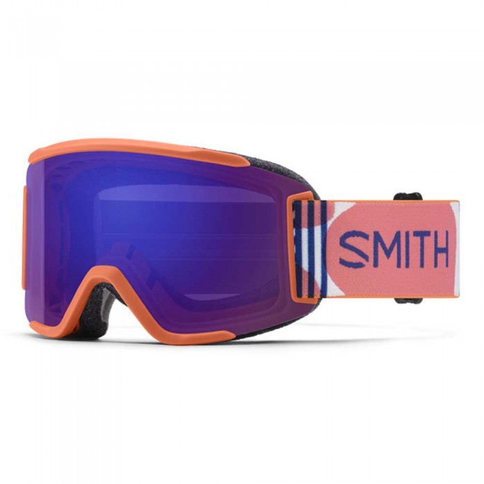 [해외]스미스 Squad S Ski Goggles 5139376248 Coral Riso Print