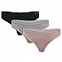 [해외]험멜 T백 Juno Seamless 3 단위 5139486099 Ash Rose / Black / Paloma