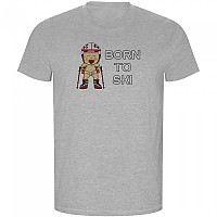 [해외]KRUSKIS ECO 반팔 티셔츠 Born To 스키 5139684833 Heather Grey