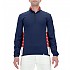 [해외]UYN 하프 지퍼 스웨트셔츠 Natyon Ribs 2ND 5139715420 Deep Blue / Red / White