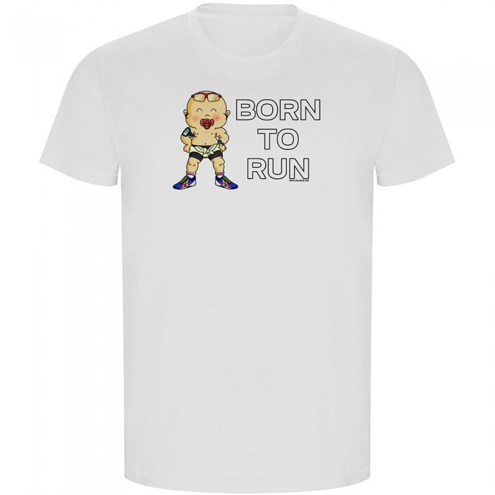 [해외]KRUSKIS Born To Run ECO 반팔 티셔츠 6139684830 White