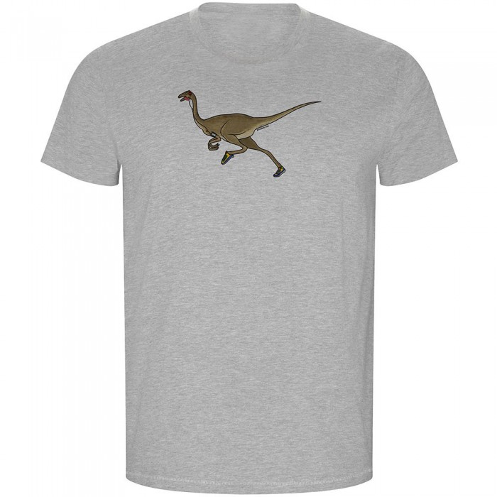 [해외]KRUSKIS Dino Run ECO 반팔 티셔츠 6139684889 Heather Grey