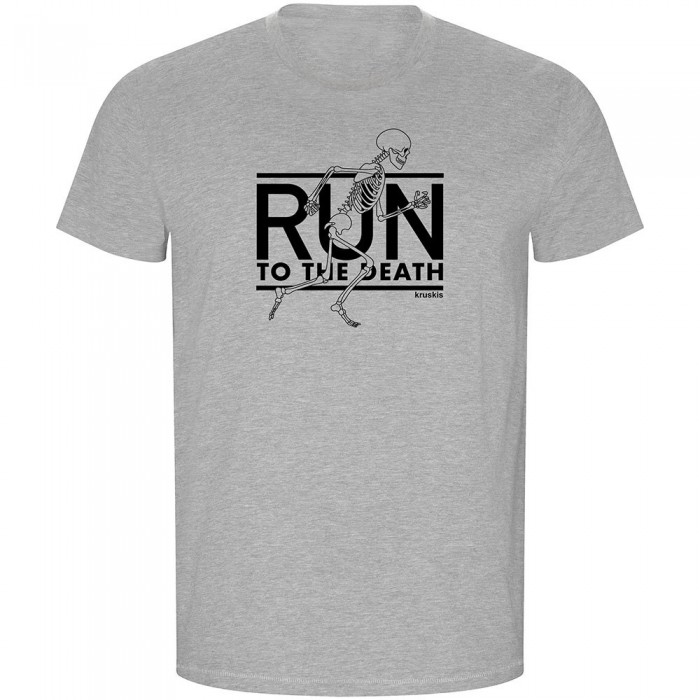[해외]KRUSKIS Run To The Death ECO 반팔 티셔츠 6139685167 Heather Grey