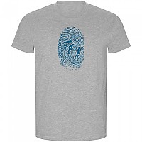 [해외]KRUSKIS Triathlon Fingerprint ECO 반팔 티셔츠 6139685311 Heather Grey