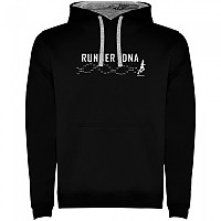 [해외]KRUSKIS Runner DNA Two-Colour 후드티 6139695844 Black / Grey