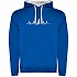 [해외]KRUSKIS Runner Heartbeat Two-Colour 후드티 6139695849 Royal Blue / White