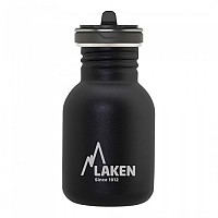 [해외]LAKEN 스테인리스 스틸 기본 플로우 병 350ml 3139750582 Black