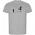 [해외]KRUSKIS Shadow Football ECO 반팔 티셔츠 3139685189 Heather Grey