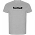 [해외]KRUSKIS Word Football ECO 반팔 티셔츠 3139685341 Heather Grey