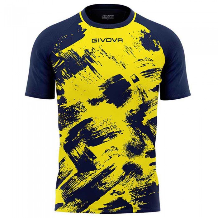 [해외]GIVOVA Art 반팔 티셔츠 3139740660 Yellow / Blue