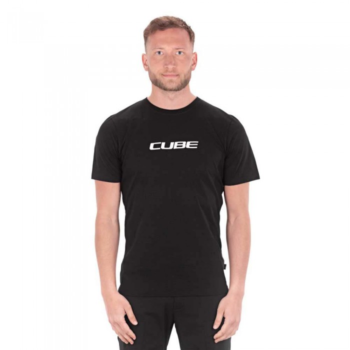 [해외]CUBE Classic 로고 반팔 티셔츠 1139597067 Black