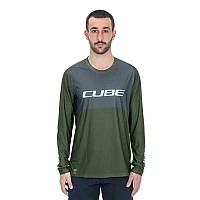 [해외]CUBE Vertex TM 긴팔 엔듀로 저지 1139648402 Olive / Grey