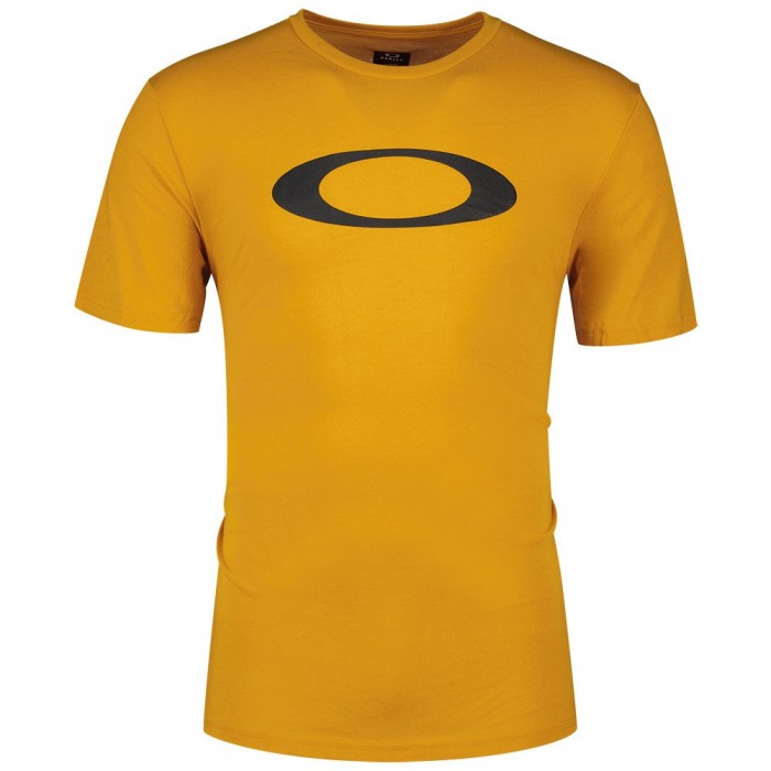 [해외]오클리 APPAREL 반팔 티셔츠 O-Bold Ellipse 14139487174 Blackout / Amber Yellow
