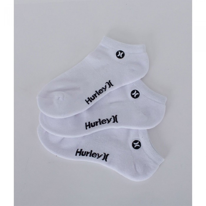 [해외]헐리 H2O Dri Long Socks 3 Pairs 14139596172 White