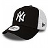 [해외]뉴에라 9Forty A 프레임 Trucker New York Yankees 모자 138207395 Black