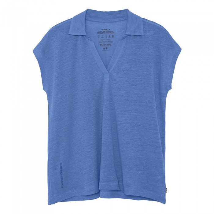[해외]ECOALF Braganza 반팔 V넥 티셔츠 139503582 French Blue