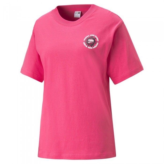 [해외]푸마 SELECT Downtown Relaxed Gra 반팔 티셔츠 139555700 Glowing Pink