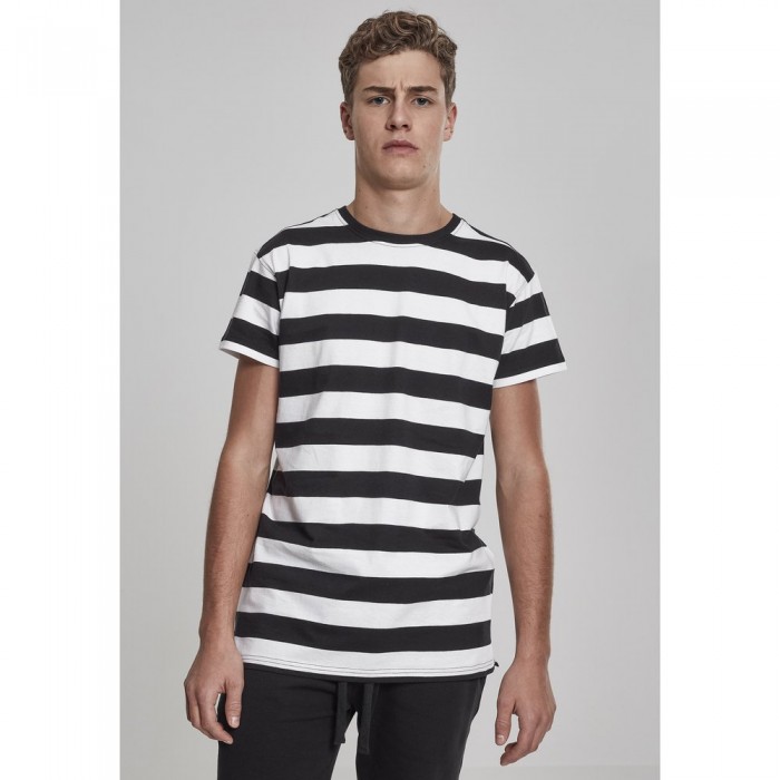 [해외]URBAN CLASSICS Urban Classic Blo Stripe 티셔츠 138558962 Black / White