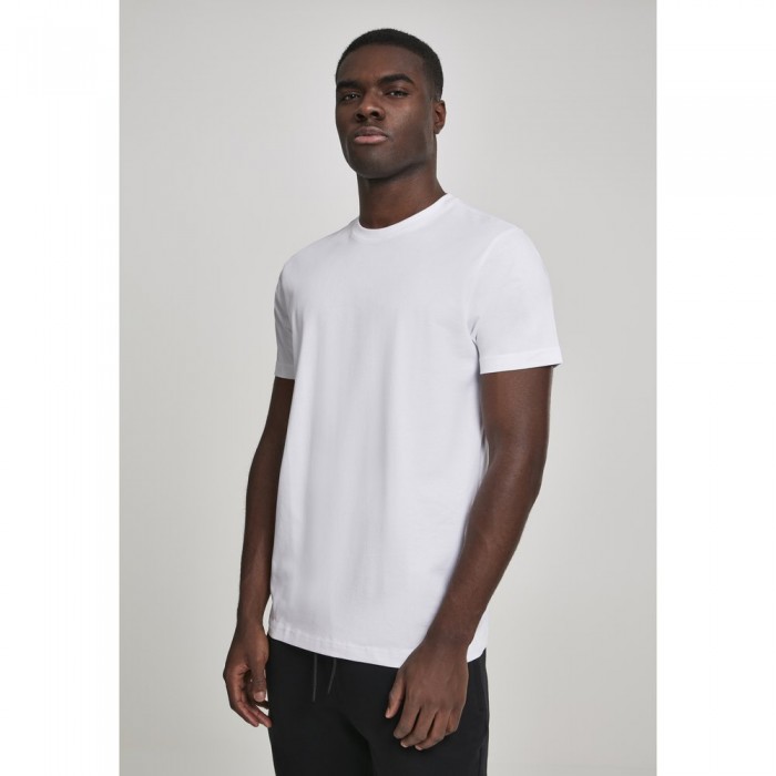 [해외]URBAN CLASSICS Urban Classic Basic 반팔 티셔츠 6 단위 138905349 White / Black / Light Gray