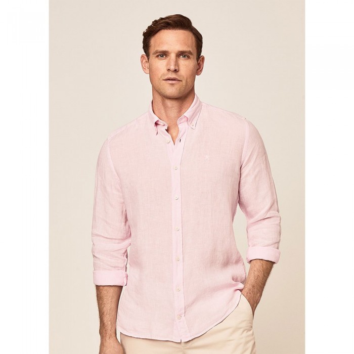 [해외]해켓 Garment Dyed B 긴팔 셔츠 139610188 Pink