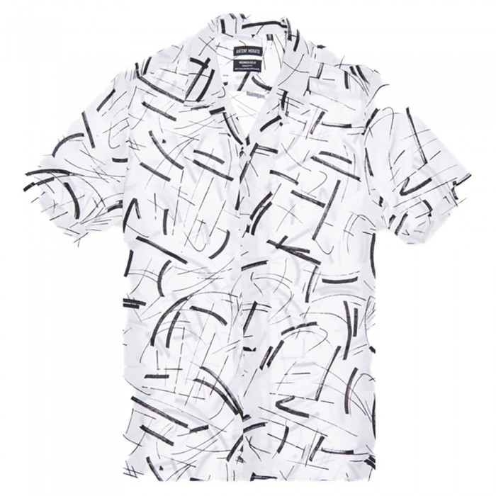 [해외]안토니모라토 정기적인-프린트 반소매 셔츠 Fit 139623102 White